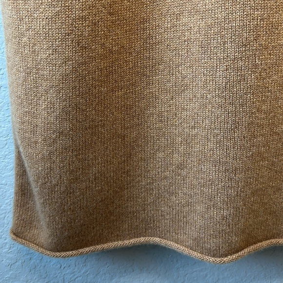 Madewell 100% Cashmere Mockneck Long Sleeve Midi Sweater Dress Size Small - Picture 7 of 14